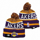 Los Angeles Lakers Team Logo Knit Hat YD (4),baseball caps,new era cap wholesale,wholesale hats